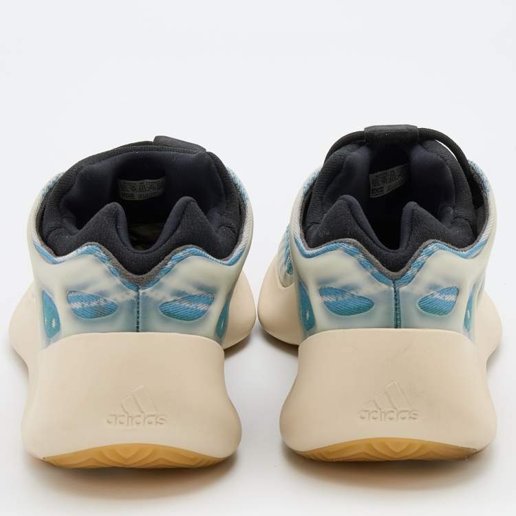 مملوكة مسبقًا Yeezy x adidas Multicolor Fabric and Rubber Boost 700 Kyanite Sneakers Size 47 1/3