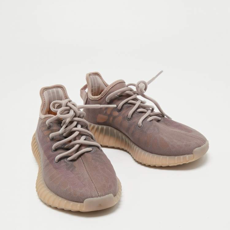 Pre Owned Yeezy x Adidas Purple Mesh Boost 350 V2 Mono Mist Sneakers Size 40