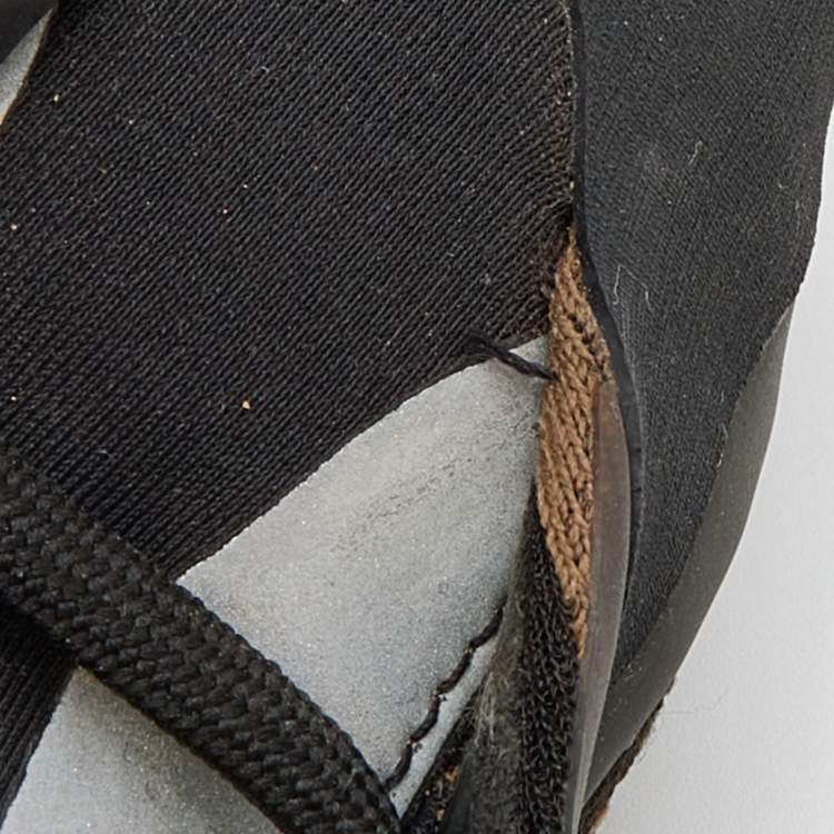 Pre Owned Yeezy x Adidas Black/Brown Knit Fabric and Polyurethane 700 V3 Clabro Sneakers Size 42