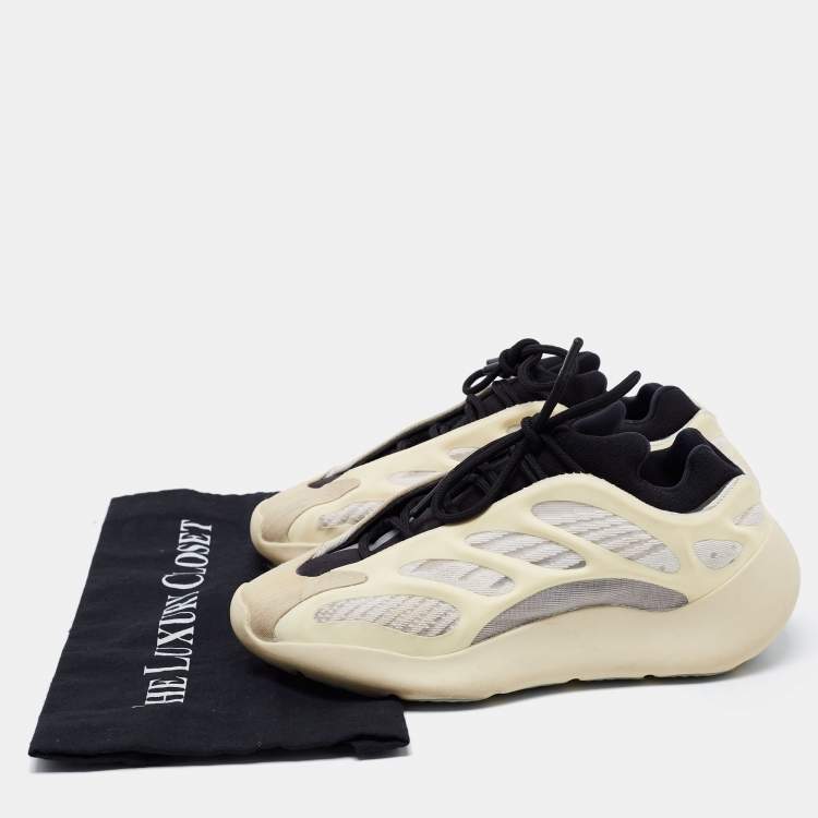 Pre Owned Yeezy x adidas Tricolor Rubber and Fabric Yeezy 700 V3 Azael Sneakers Size 38 2/3