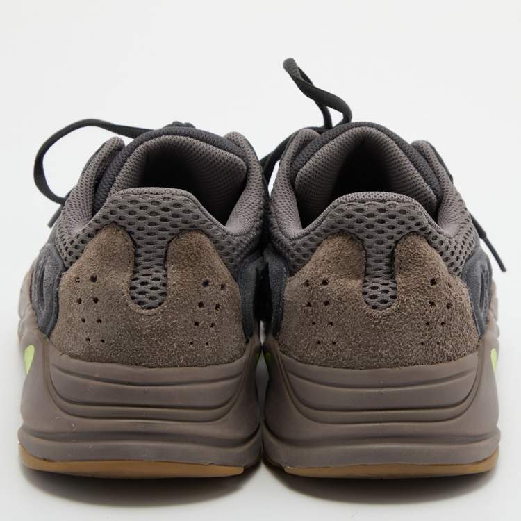 Pre Owned Yeezy x Adidas Multicolor Suede and Mesh Boost 700 Mauve Sneakers Size 41 1/3