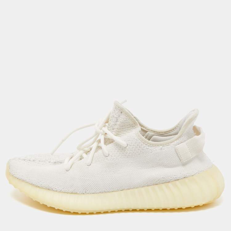 sindsyg Udvidelse af Yeezy x Adidas White Knit Fabric Boost 350 V2 Triple White Sneakers Size 44  2/3 Yeezy x Adidas | TLC