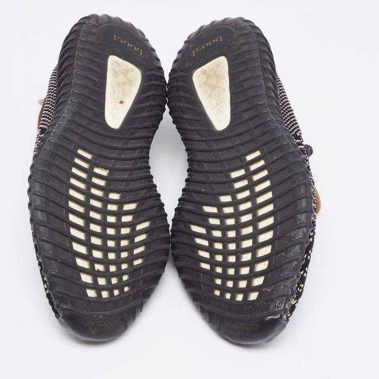 Pre Owned Yeezy x Adidas Multicolor Knit Fabric  Boost 350 V2 Yecheil Sneakers Size 41 1/3
