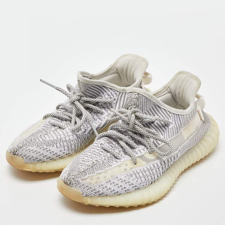 Yeezy x Adidas Grey Knit Fabric Boost 350 V2 Static Non Reflective