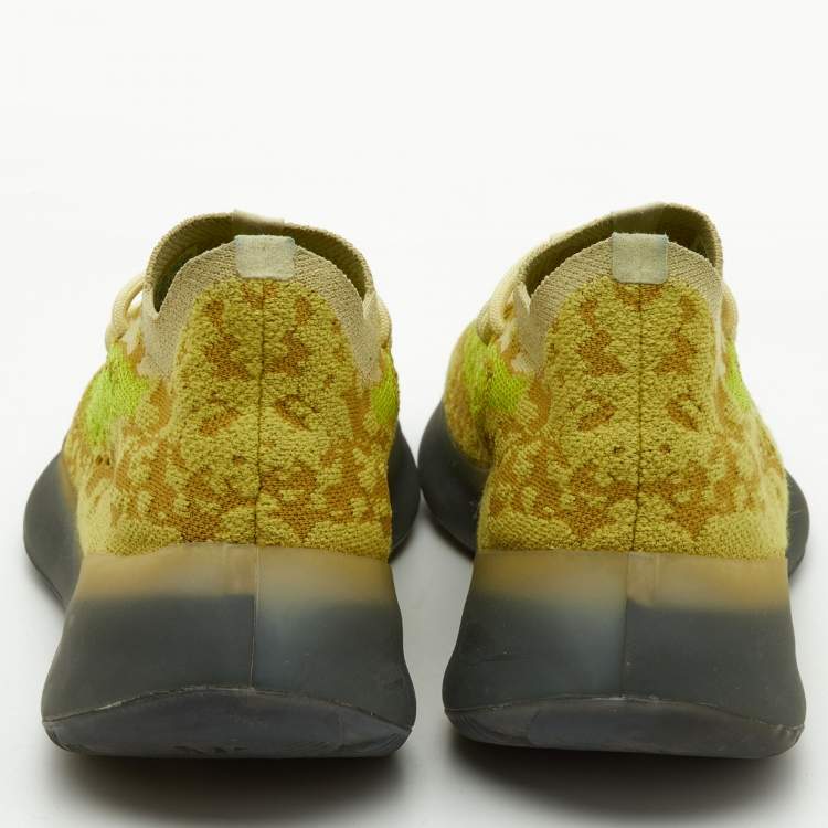مملوكة مسبقًا Yeezy x Adidas Yellow Knit Fabric Boost 380 Hylte Sneakers Size 43 1/3