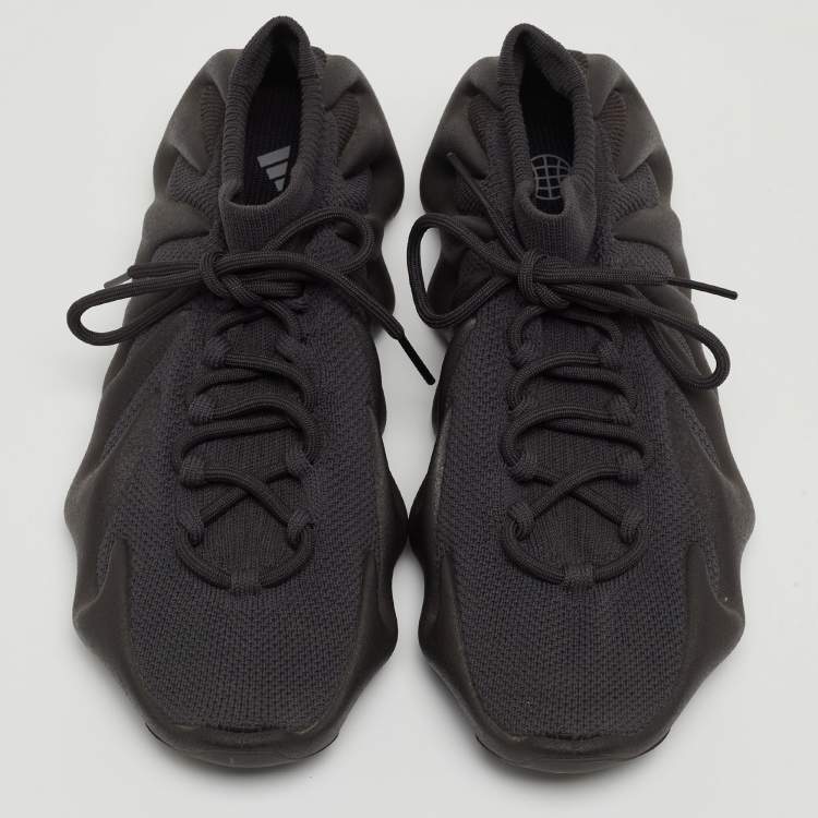 Pre Owned Yeezy x Adidas Grey Knit Fabric and Rubber Yeezy 450 Stone Teal Sneakers Size 43 1/3