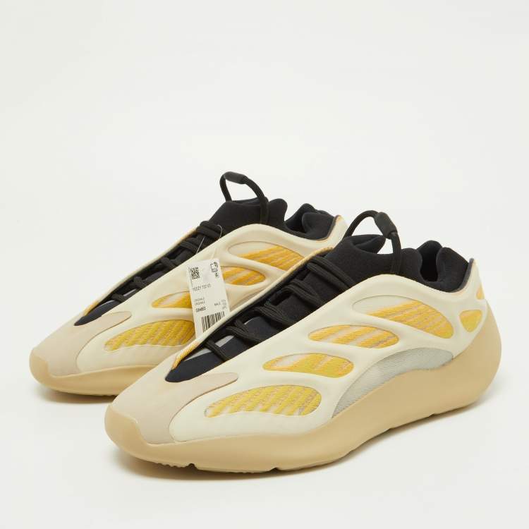 Pre Owned Yeezy x Adidas Multicolor Mesh and Rubber 700 V3 Safflower Sneakers Size 45 1/3