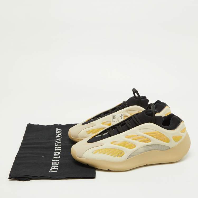 Pre Owned Yeezy x Adidas Multicolor Mesh and Rubber 700 V3 Safflower Sneakers Size 45 1/3