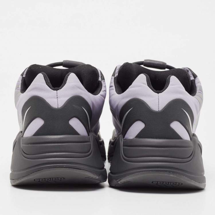 مملوكة مسبقًا Yeezy x Adidas Black/Lavender Nylon Boost 700 MNVN Geode Sneakers Size 43.5