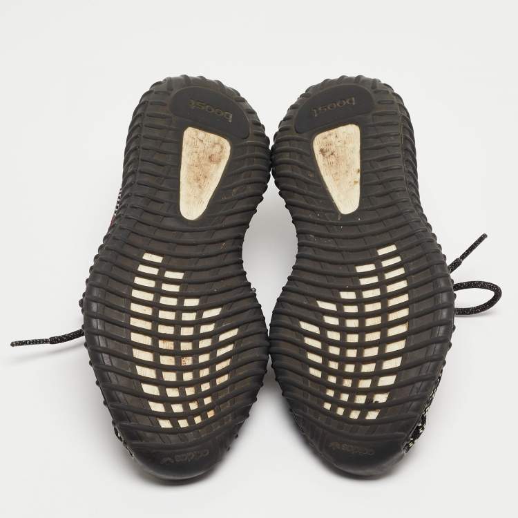 Pre Owned Yeezy x Adidas Multicolor Mesh and Fabric Boost 350 V2 Yecheil Reflective Sneakers Size 40