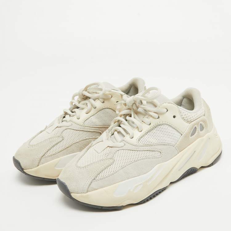 Yeezy x Adidas White Mesh and Suede Boost 700 Analog Sneakers Size 37 1 3 Yeezy x Adidas TLC