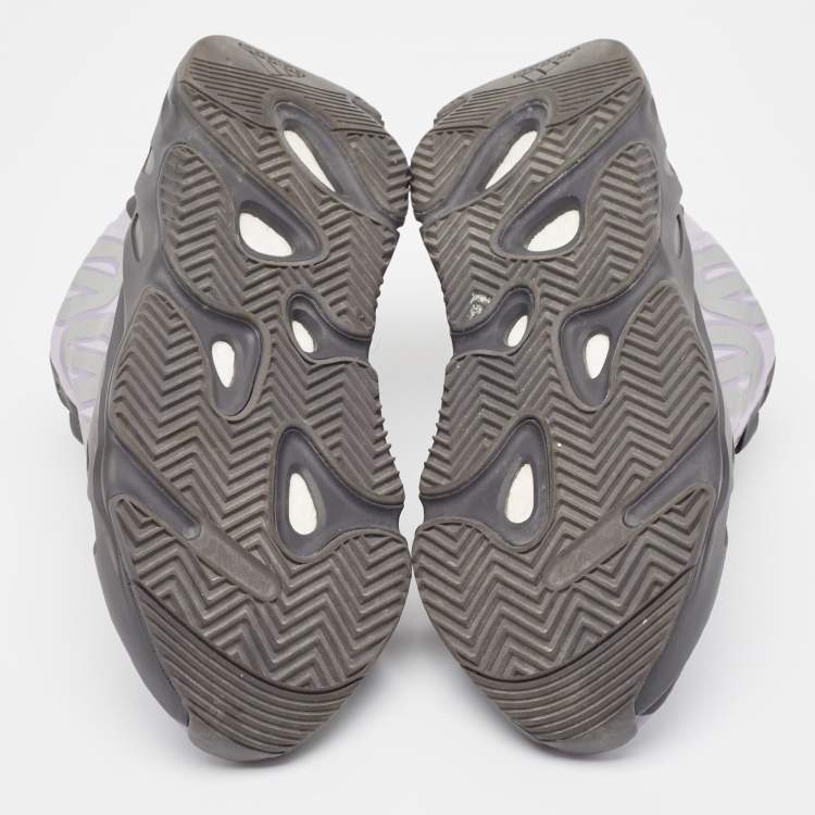 Pre Owned Yeezy x Adidas Black/Lavender Nylon Boost 700 MNVN Geode Sneakers Size 42 2/3