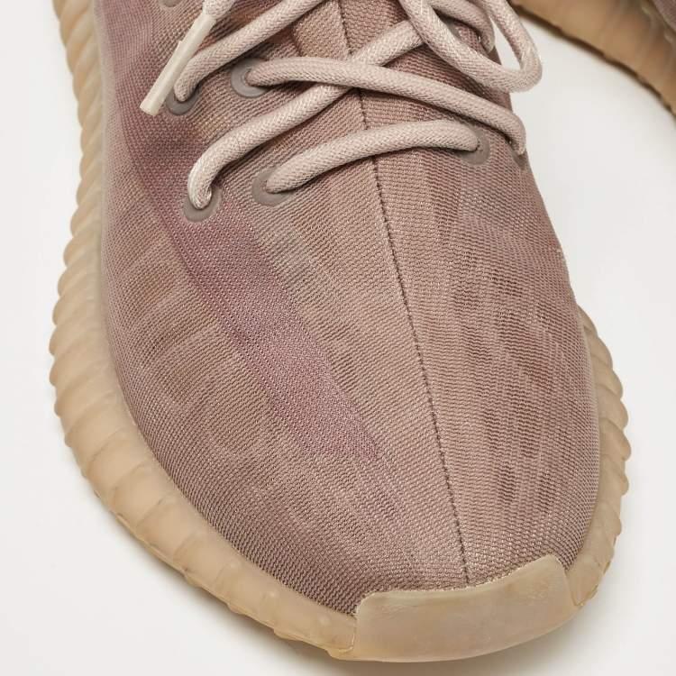 Pre Owned Yeezy x Adidas Purple Mesh Boost 350 V2 Mono Mist Sneakers Size 42 2/3