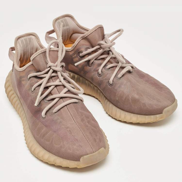 Pre Owned Yeezy x Adidas Purple Mesh Boost 350 V2 Mono Mist Sneakers Size 42 2/3