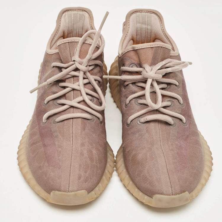 Pre Owned Yeezy x Adidas Purple Mesh Boost 350 V2 Mono Mist Sneakers Size 42 2/3