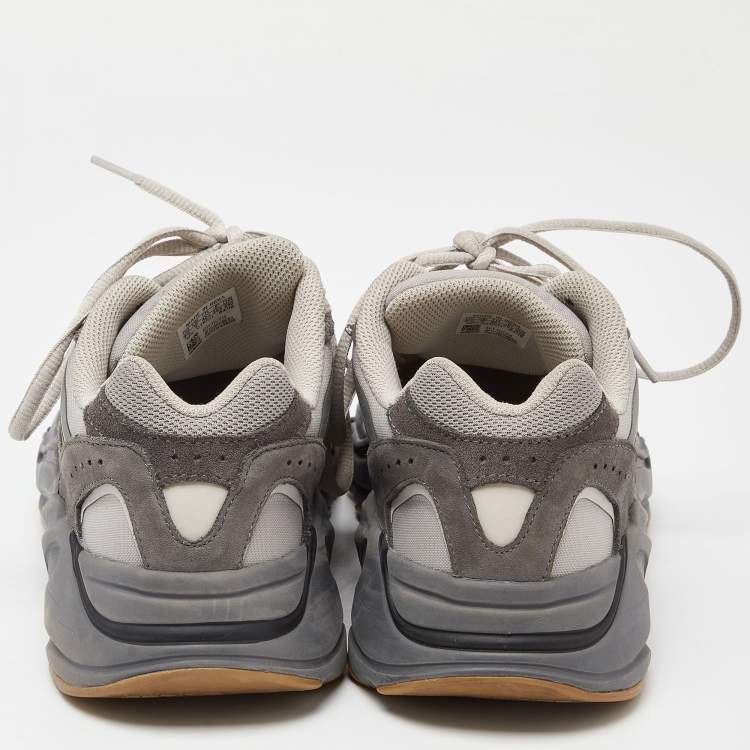 Pre Owned Yeezy x Adidas Grey Suede and Mesh Boost 700 V2 Tephra Sneakers Size 40 2/3