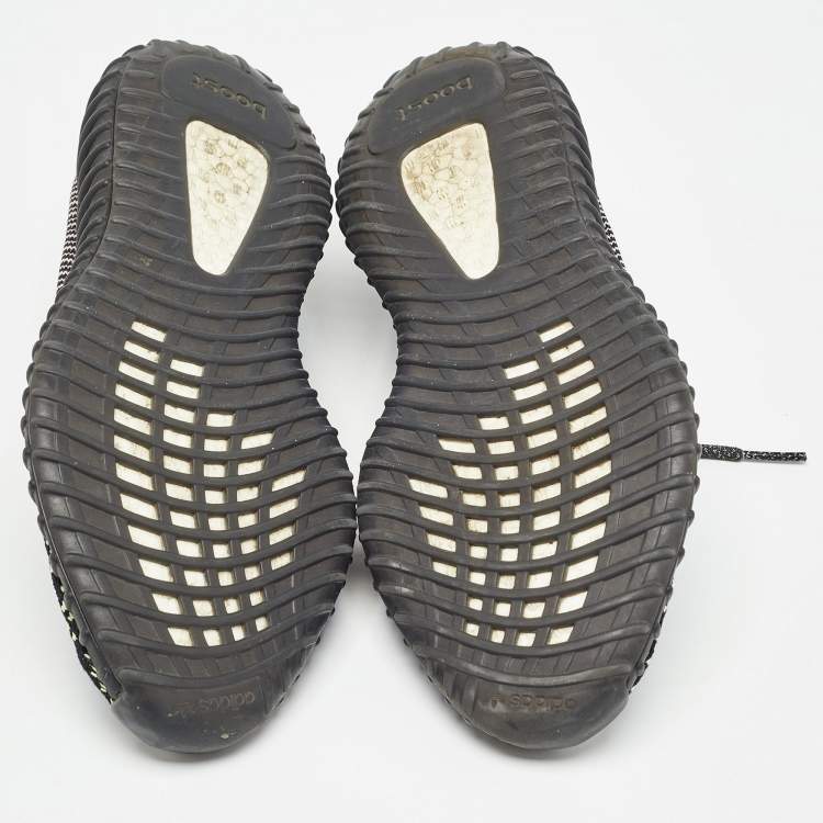 Pre Owned Yeezy x Adidas Multicolor Knit Fabric Boost 350 V2 Yecheil (Non-Reflective) Sneakers Size 43 1/3 
