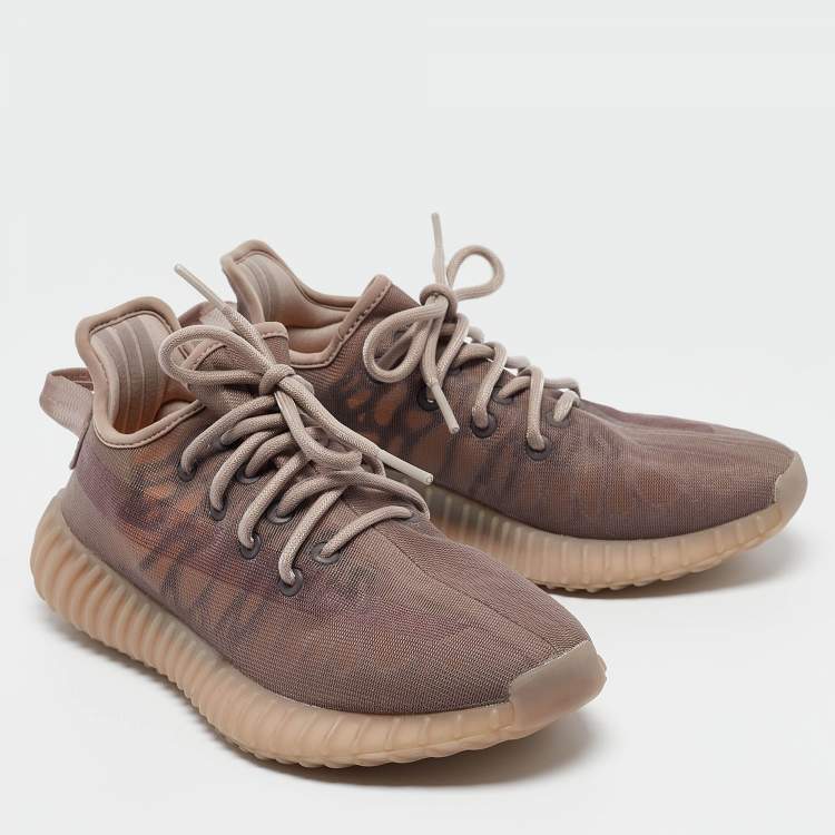 Pre Owned Yeezy x Adidas Purple Mesh Boost 350 V2 Mono Mist Sneakers Size 39 1/3