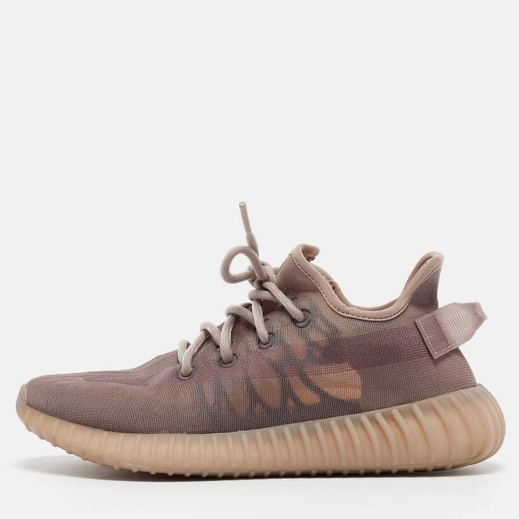 Pre Owned Yeezy x Adidas Purple Mesh Boost 350 V2 Mono Mist Sneakers Size 39 1/3