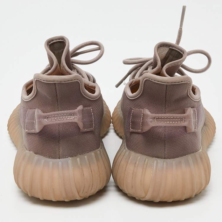 Pre Owned Yeezy x Adidas Purple Mesh Boost 350 V2 Mono Mist Sneakers Size 44