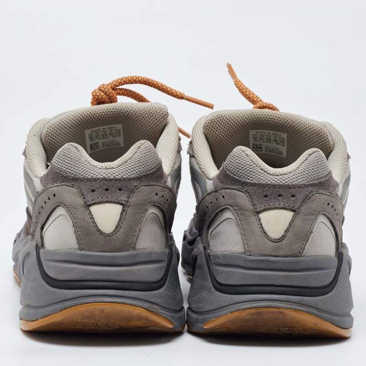 Pre Owned Yeezy x Adidas Grey Suede Boost 700 V2 Tephra Sneakers Size 44