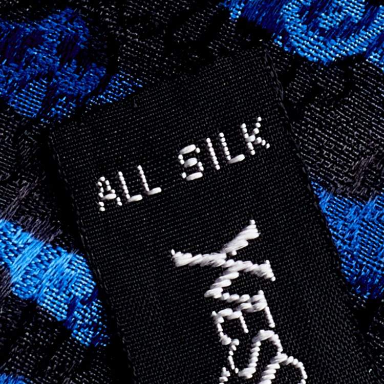 Pre Owned Yves Saint Laurent Multicolor Printed Silk Traditional Tie
