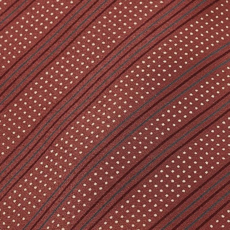 Pre Owned Yves Saint Laurent Vintage Pink Striped Silk Tie