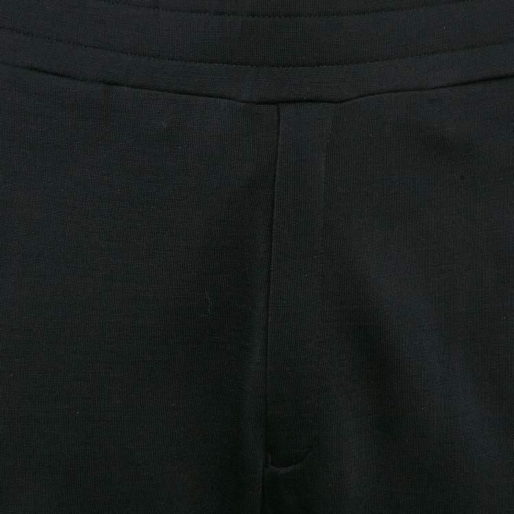 Pre Owned Z Zegna Techmerino Navy Blue Wool Knit Utility Joggers XL