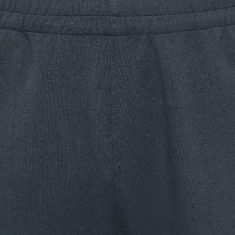 Pre Owned Z Zegna Navy Blue Cotton and Modal Knit Sweatpants XL