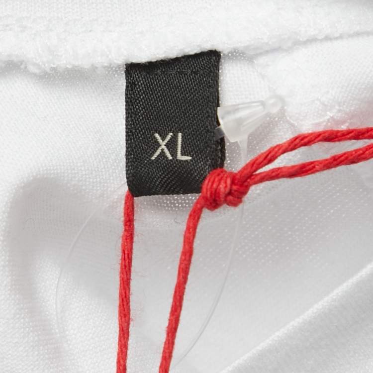 Pre Owned Z Zegna White Cotton 'Love Makes A Man' Print T-Shirt XL
