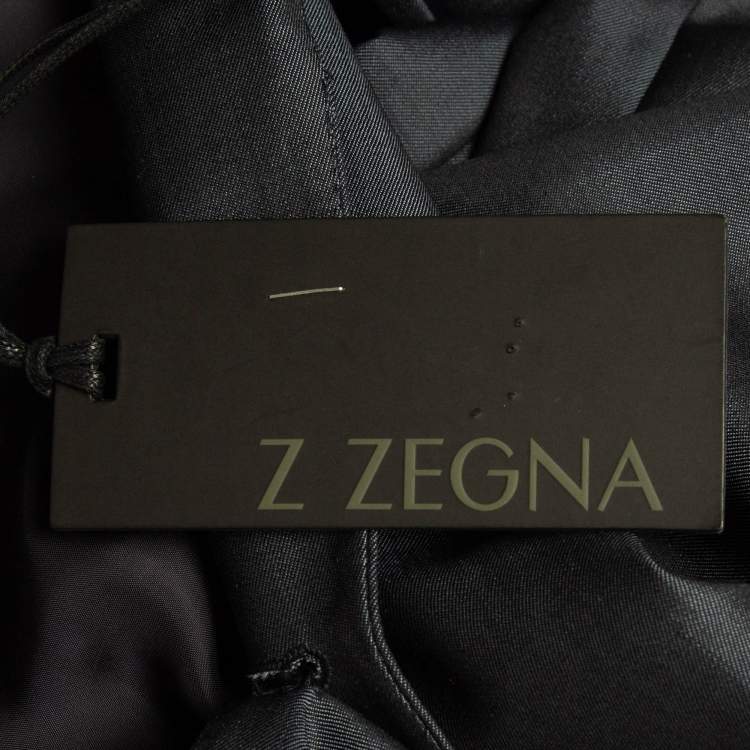 Pre Owned Z Zegna Grey Wool Tailored Suit Set 4XL