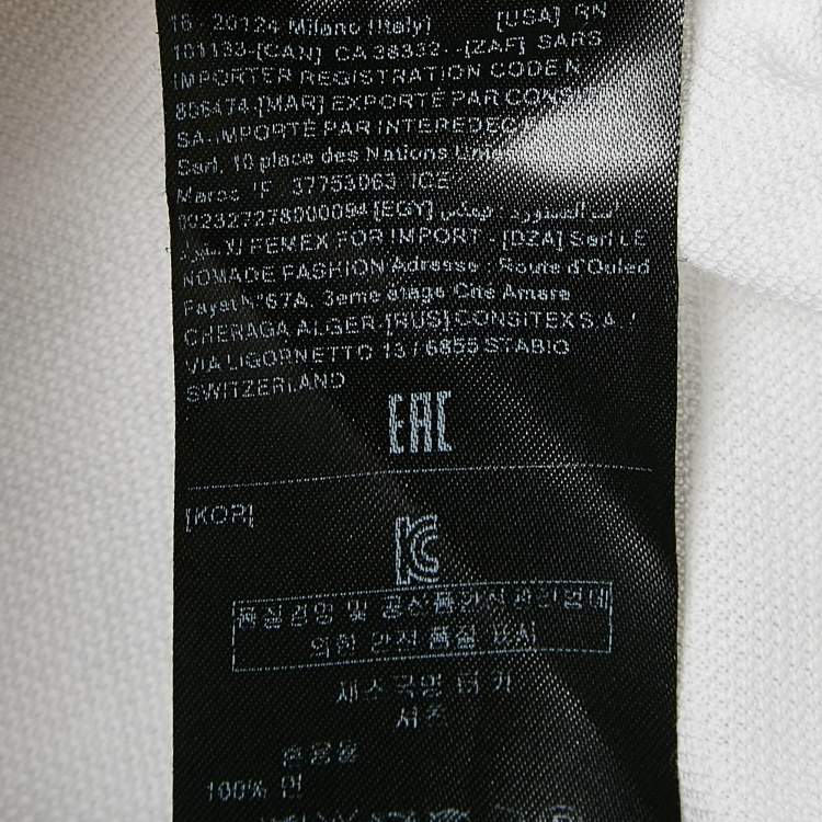 Pre Owned Z Zegna White Textured Cotton Long Sleeve Shirt XXL