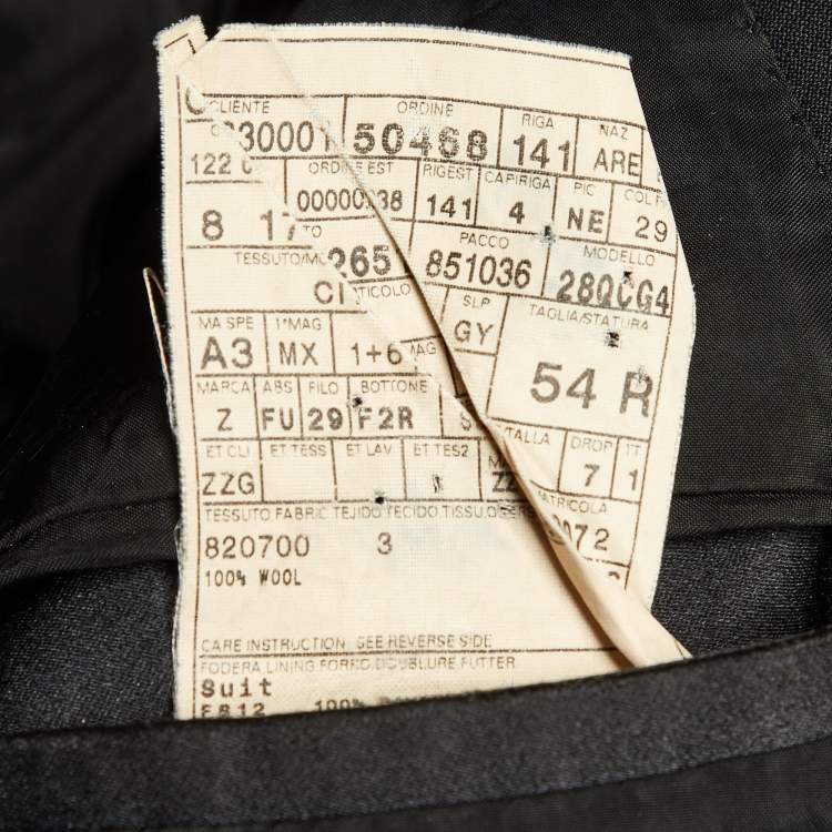 مملوكة مسبقًا بليزر زد زينيا صوف أسود زريّن بتصميم المدينة XXL