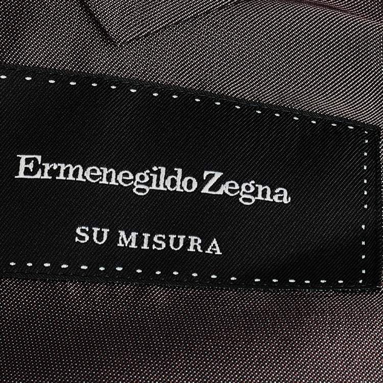 Pre Owned  Ermenegildo Zegna Purple Wool Blazer L