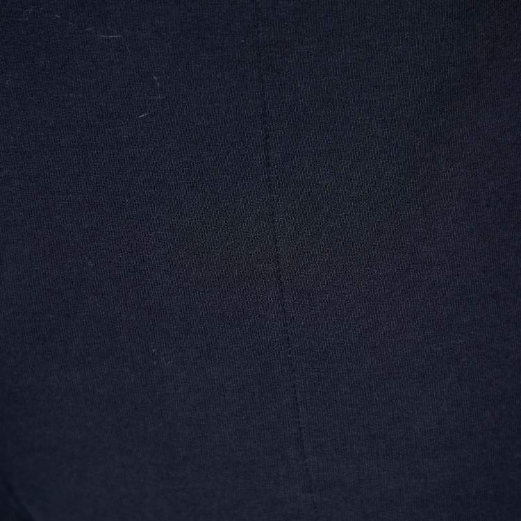 Pre Owned Z Zegna Navy Blue Modal & Cotton Knit Track Pants XL
