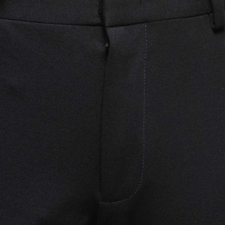 Pre Owned Z Zegna Navy Blue Stretch Knit Slim Fit Pants L