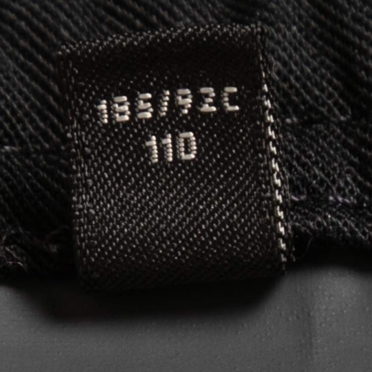 Pre Owned Z Zegna Black Cotton Blend Drawstring Waist Trousers XXL/Waist 37"
