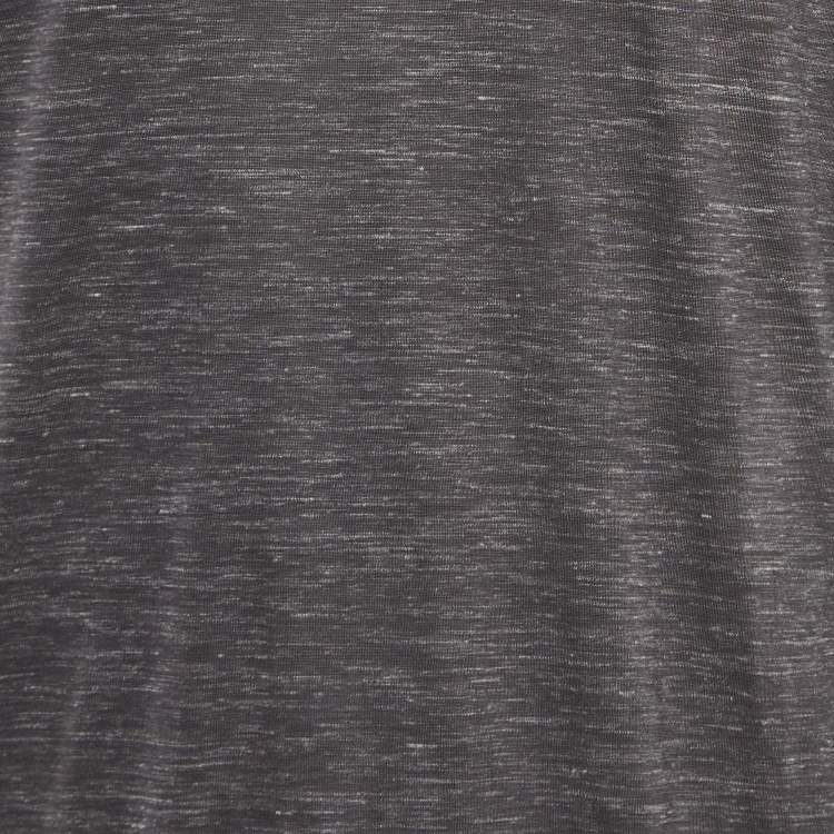 Pre Owned Z Zegna Grey Wool Blend Jersey Crew Neck T-Shirt XXL