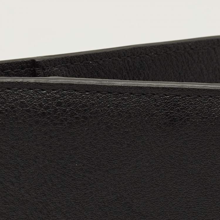 Pre Owned Zadig & Voltaire Passport Holder Black Leather