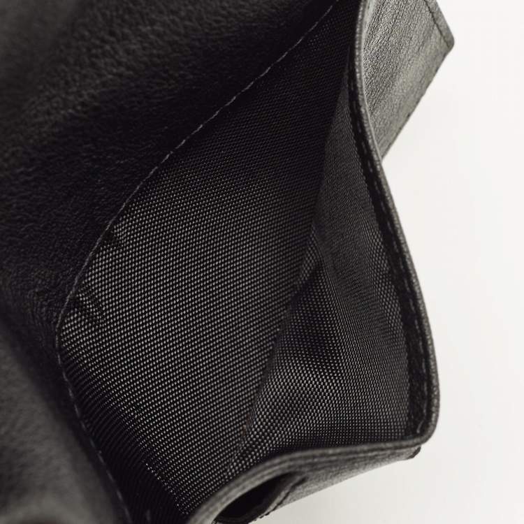 Pre Owned Zadig & Voltaire Passport Holder Black Leather