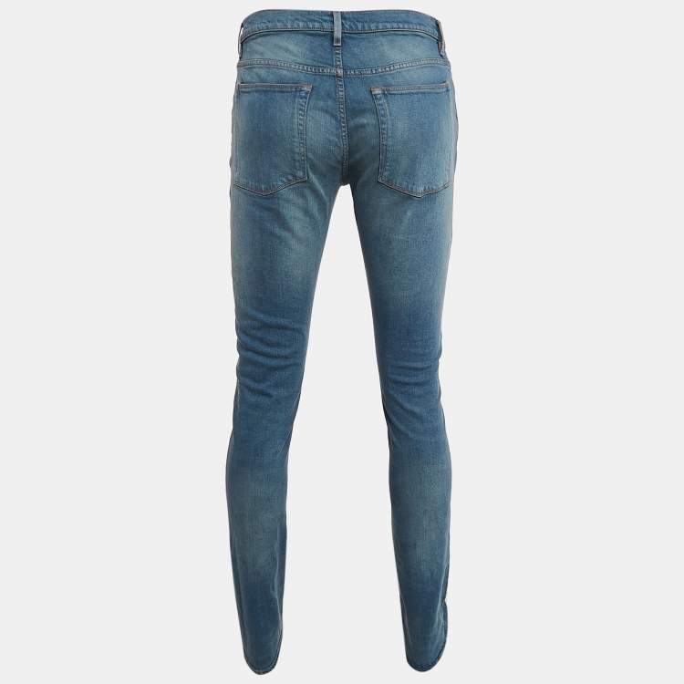 Pre Owned Zadig & Voltaire Blue Brushed Denim David Jeans L Waist 33"