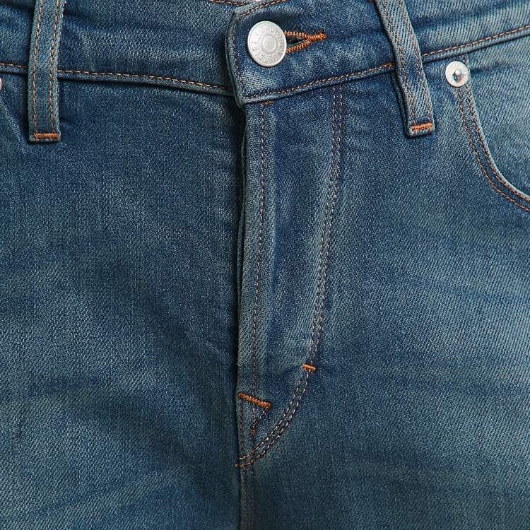 Pre Owned Zadig & Voltaire Blue Brushed Denim David Jeans L Waist 33"