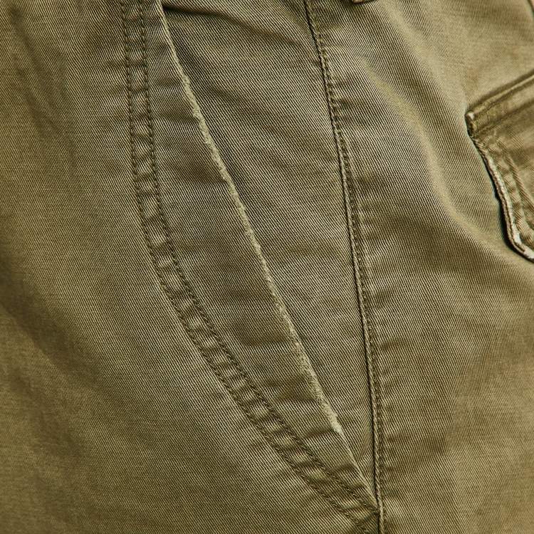 Pre Owned Zadig & Voltaire Green Cotton Pargo Cargo Pants M