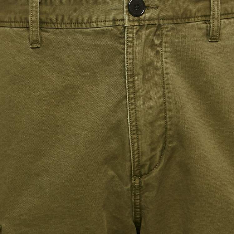 Pre Owned Zadig & Voltaire Green Cotton Pargo Cargo Pants L