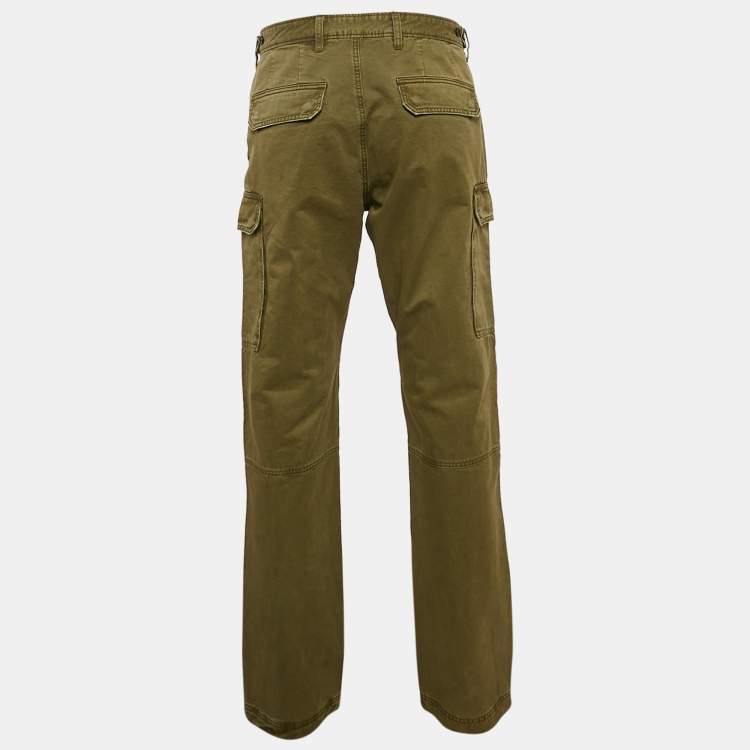 Pre Owned Zadig & Voltaire Green Cotton Pargo Cargo Pants L