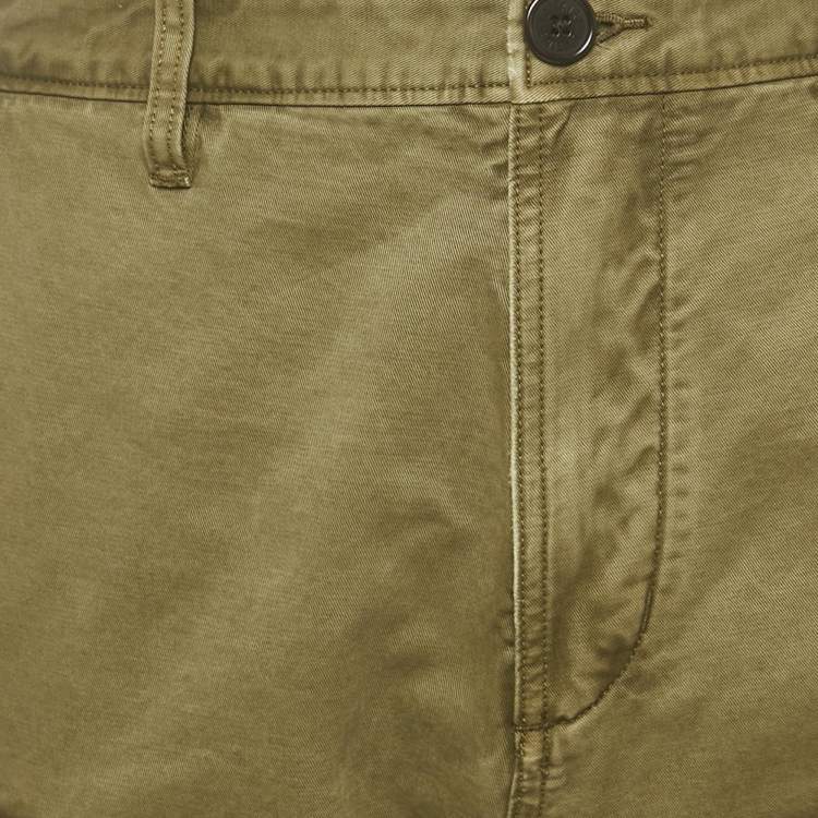 Pre Owned Zadig & Voltaire Green Cotton Pargo Cargo Pants L