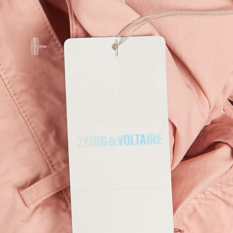 Pre Owned Zadig & Voltaire Pink Cotton Patrick Chino Trousers XL