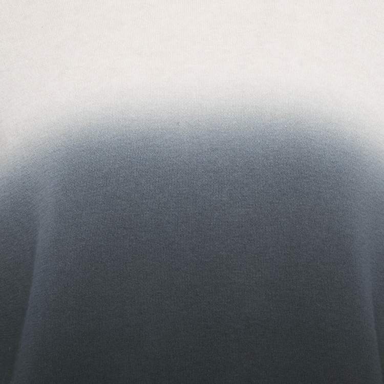 Pre Owned Zadig & Voltaire Pink/Black Ombre Cotton Knit Kennedy Sweater XL