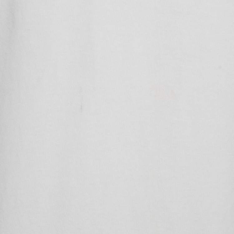 Pre Owned Zadig & Voltaire White Malibu Print Jersey Timor T-Shirt XS