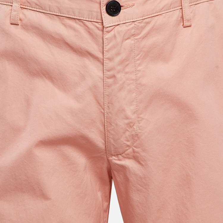 Pre Owned Zadig & Voltaire Pink Cotton Patrick Chino Trousers L